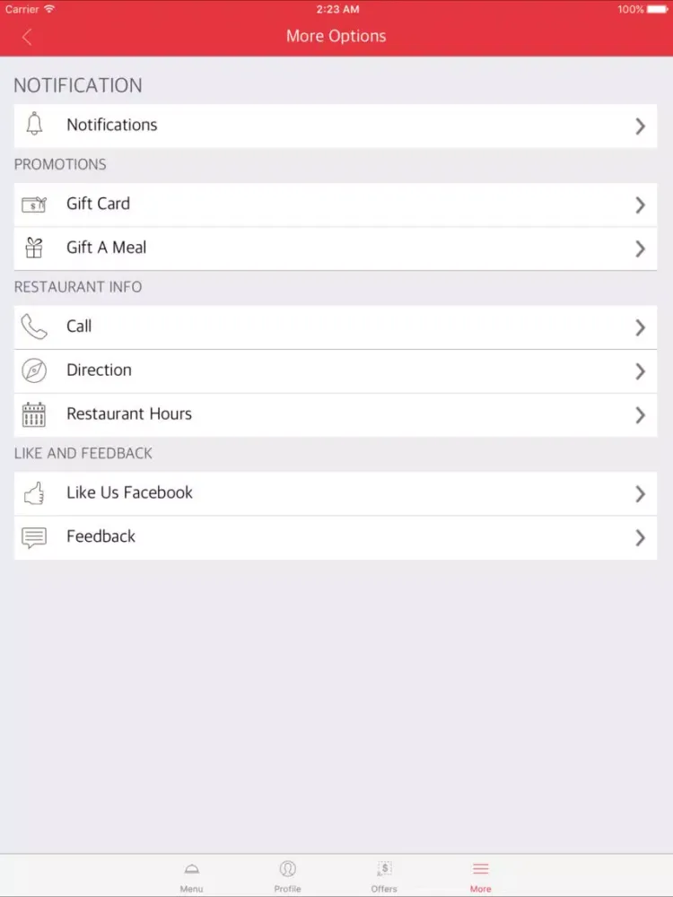 Скриншоты Bombay Restaurant iPad 