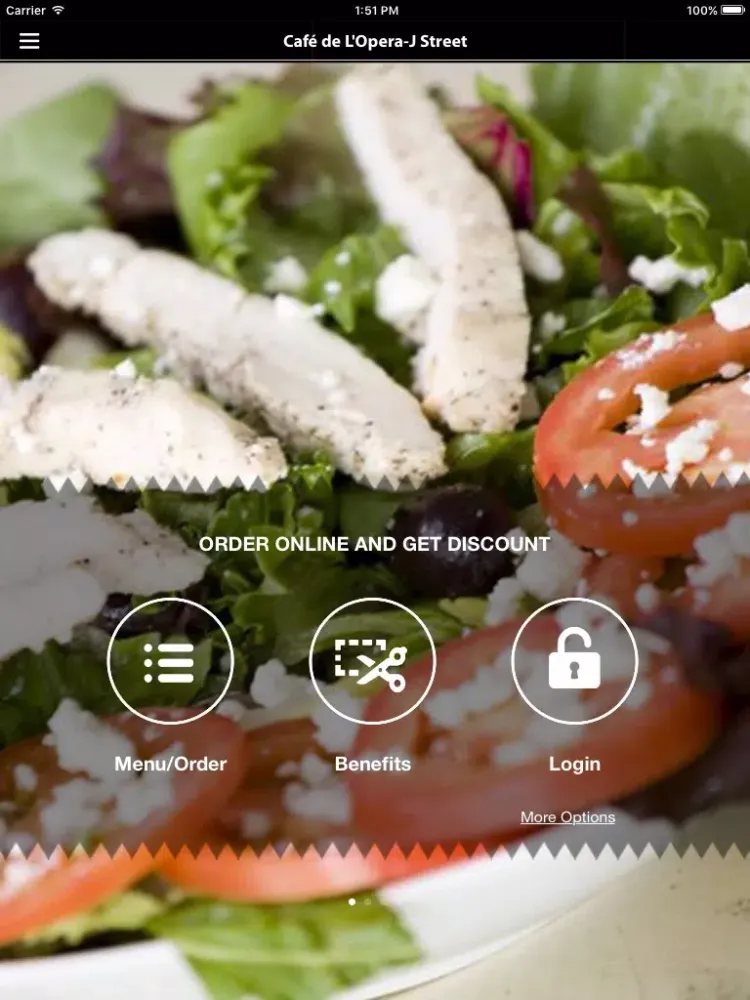 Cafe de L Opera J Street iPad  스크린샷