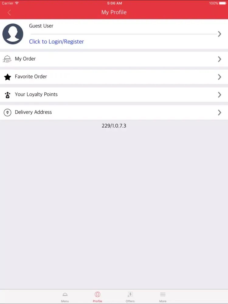 Ảnh chụp màn hình của Hyderabadi House iPad 