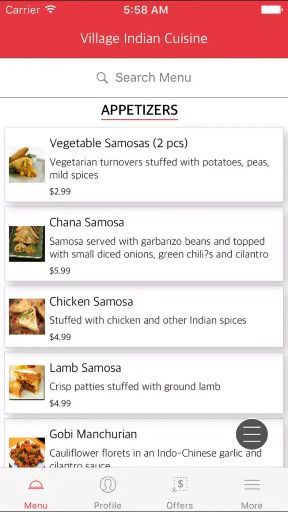 Village Indian Cuisine Screenshots