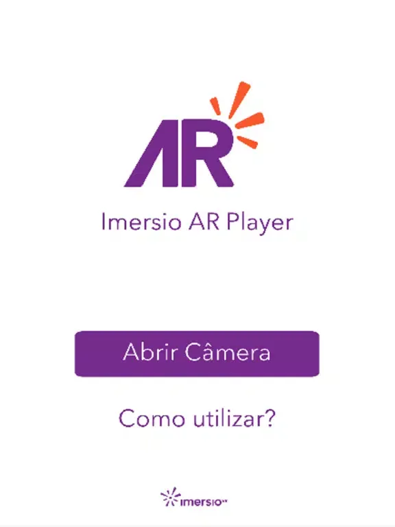 Tangkapan layar Imersio AR Player iPad 