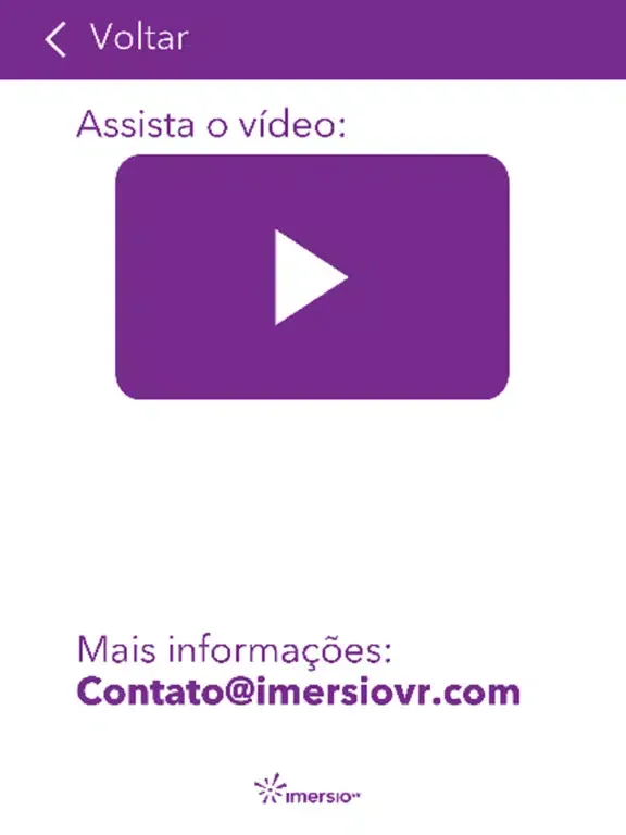 Tangkapan layar Imersio AR Player iPad 