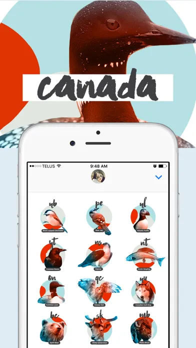Oh Canada Stickers & Badges应用截图