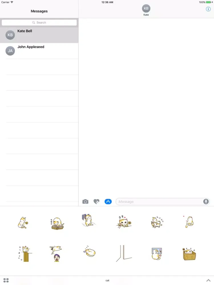 cute cat iPad 应用截图