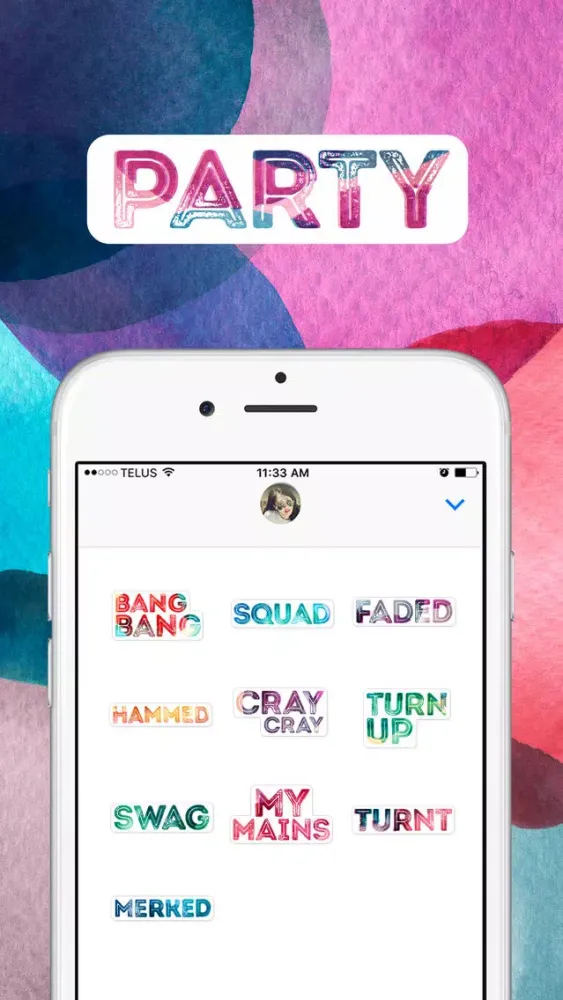 Party Time - Funky Soiree Stickers 스크린샷