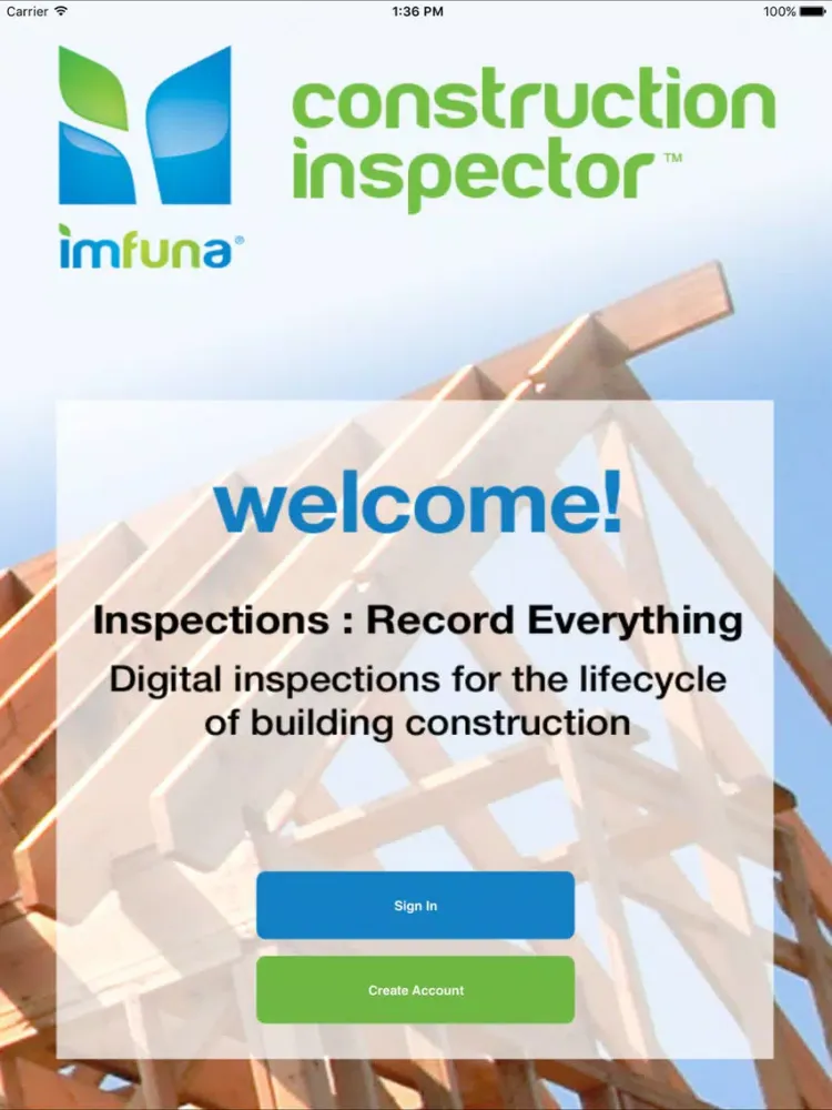 Tangkapan layar Construction Inspector iPad 