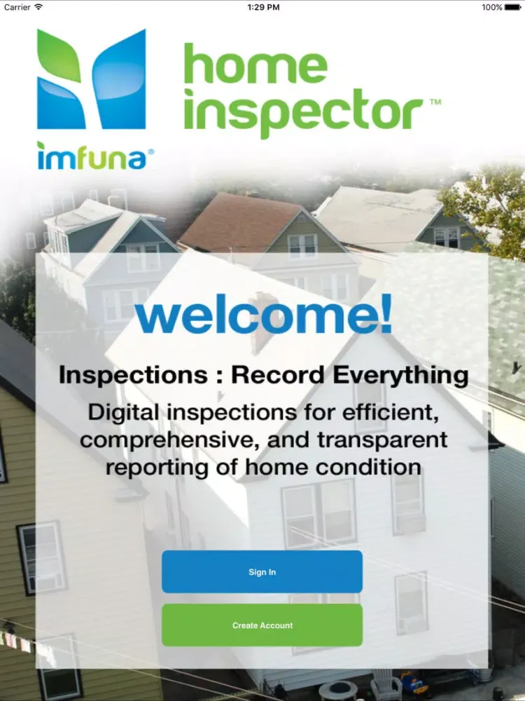 Imfuna Home Inspector iPad  Ekran Görüntüleri
