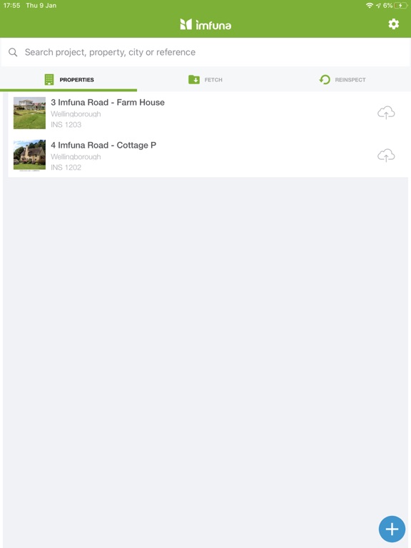 Imfuna Home Inspector. iPad  Screenshots