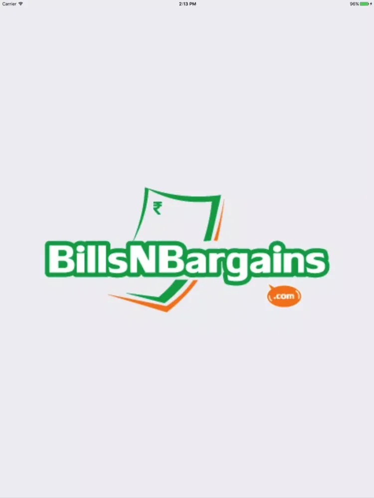 ภาพหน้าจอของ BillsNBargains iPad 