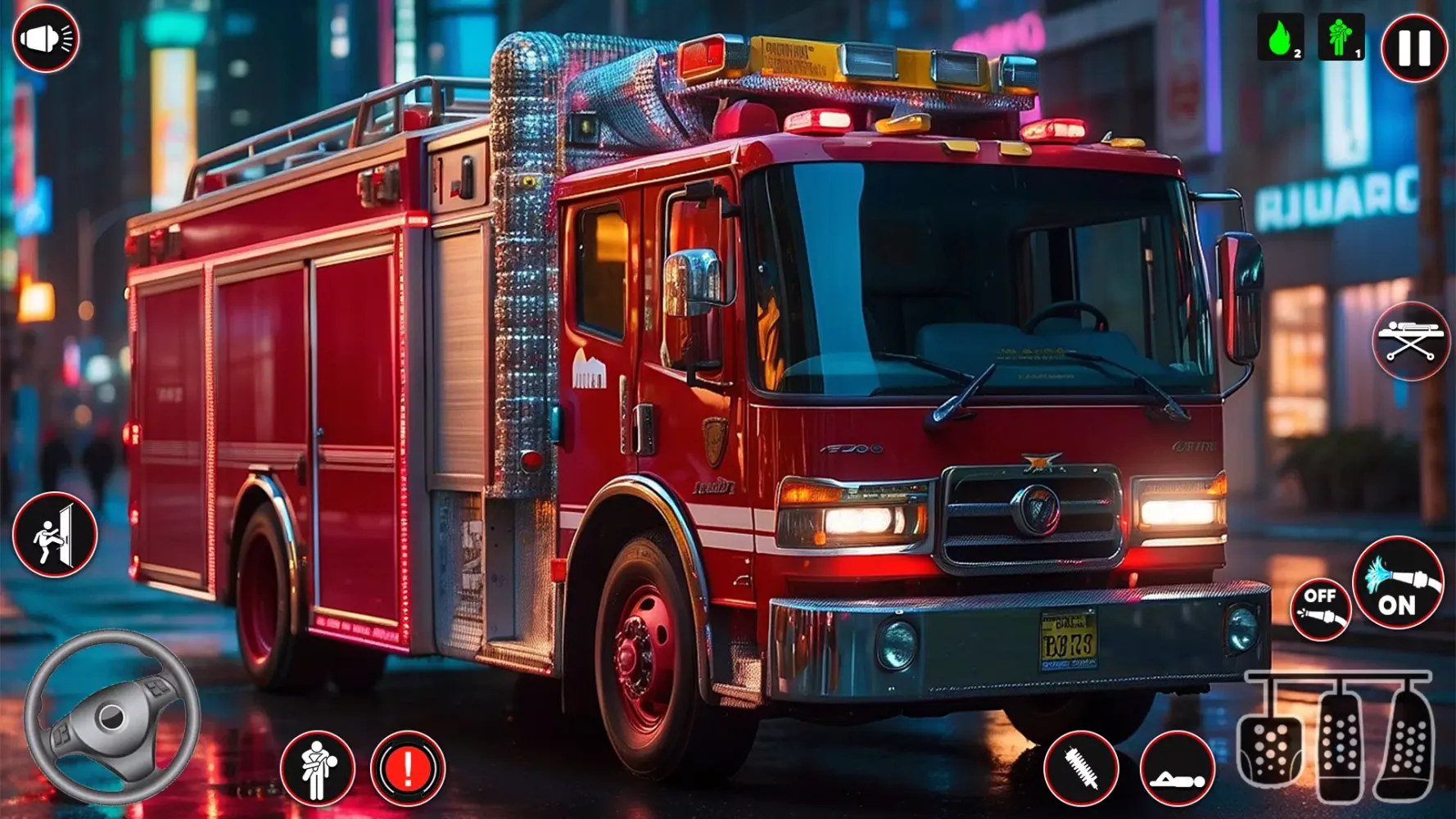 Tangkapan layar Fire Truck