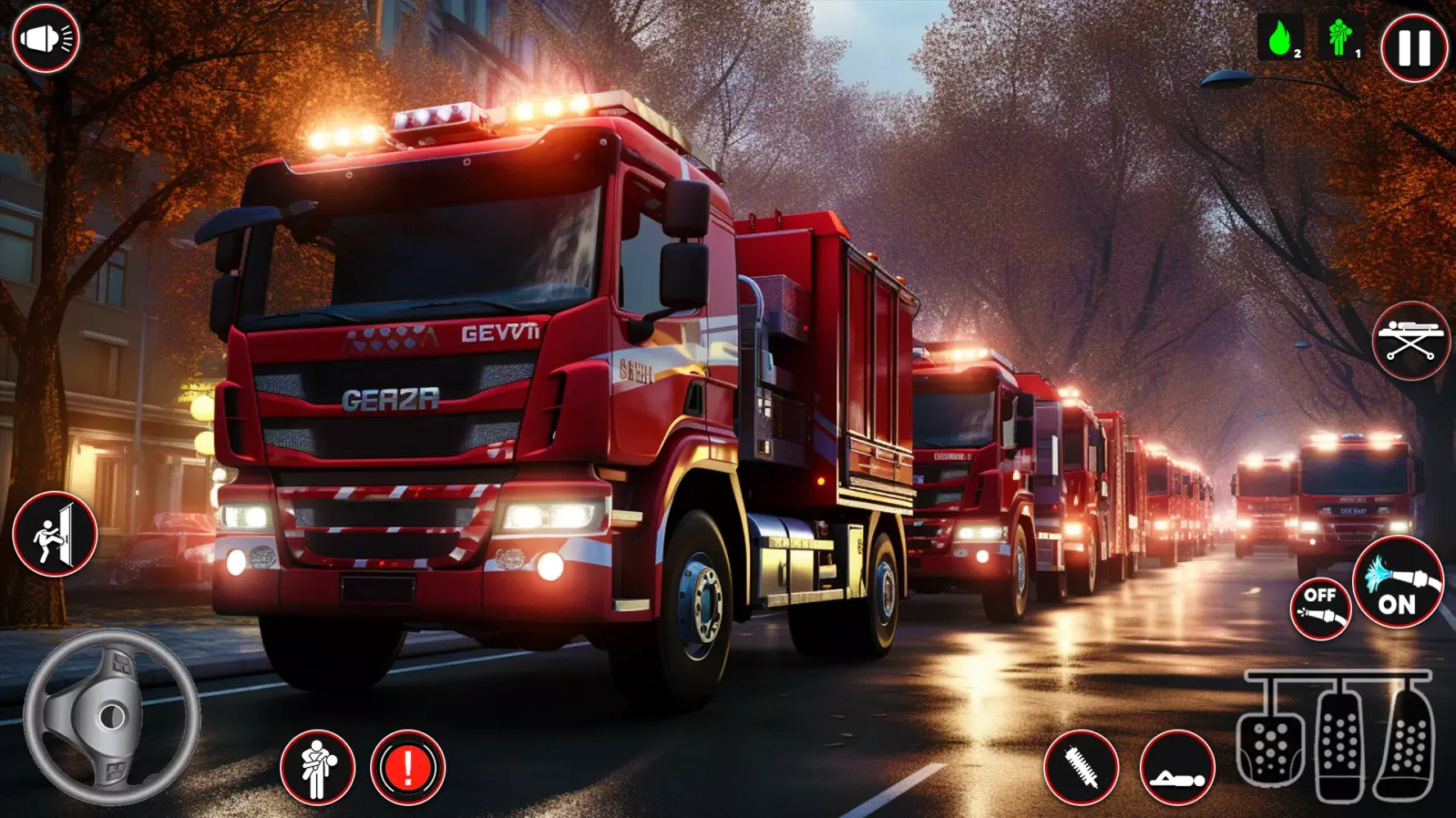 Tangkapan layar Fire Truck