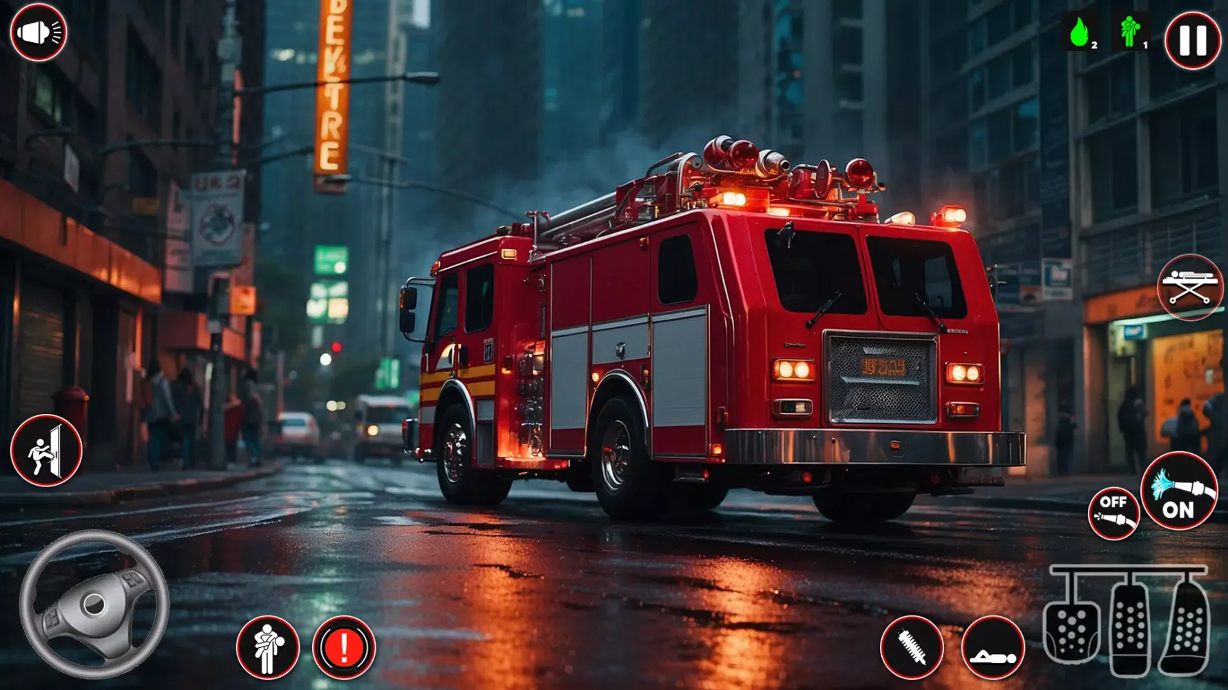 Tangkapan layar Fire Truck