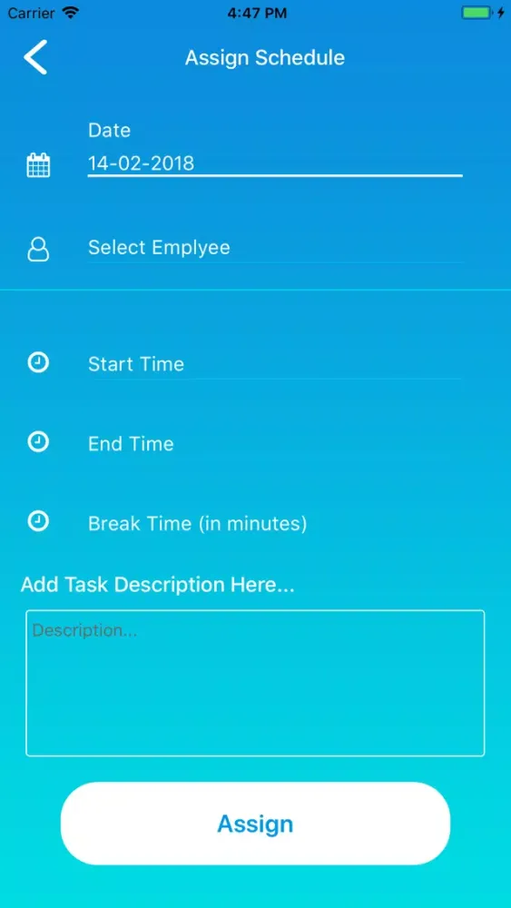 Zrzuty ekranu Payroll Employer