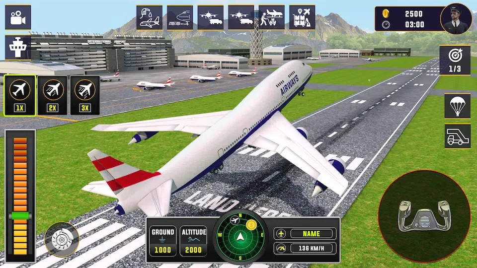 Real Airplane Flight Sim 3D 스크린샷