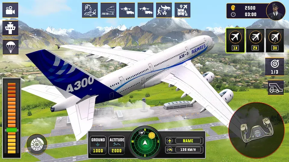Real Airplane Flight Sim 3D 스크린샷