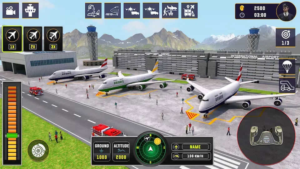Real Airplane Flight Sim 3D 스크린샷