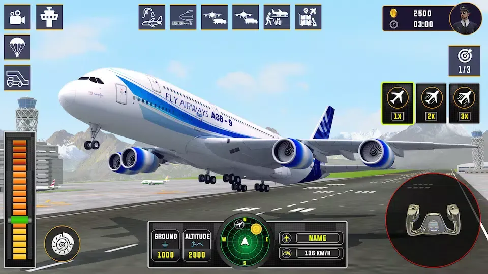 Real Airplane Flight Sim 3D 스크린샷
