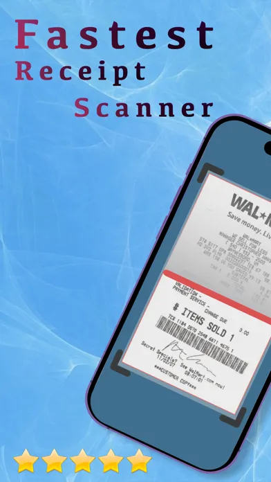 Zrzuty ekranu Go Receipt Scanner & Tracker