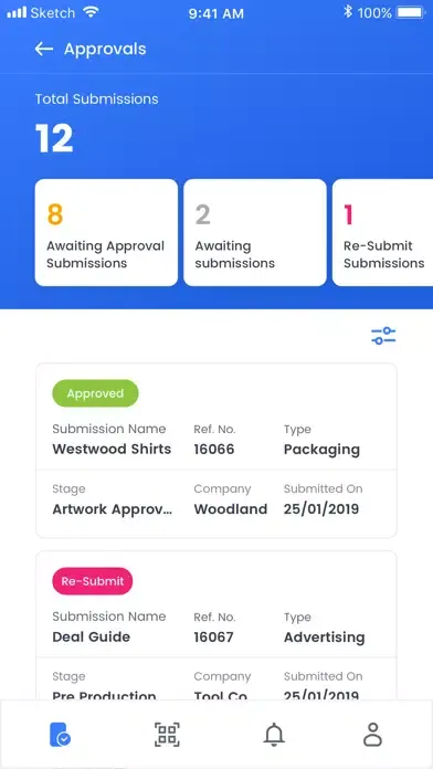 ภาพหน้าจอของ IMG Licensing eApprovals_UFC
