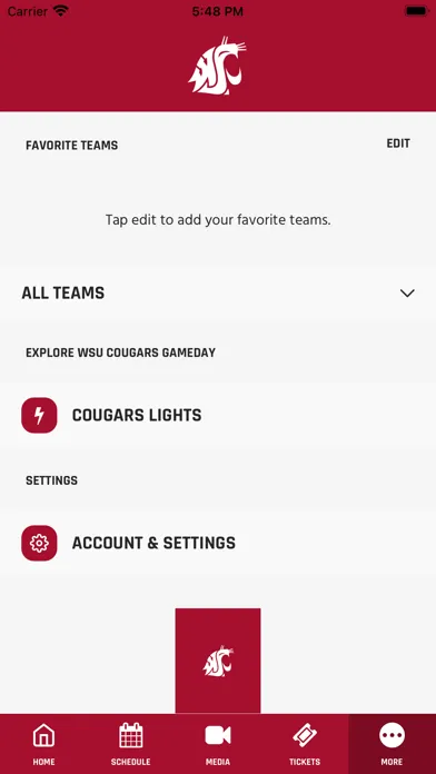 WSU Cougars Gameday স্ক্রিনশট