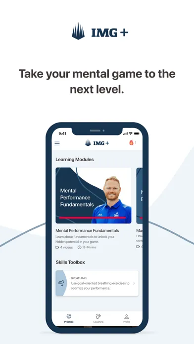 ภาพหน้าจอของ IMG Academy+