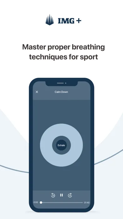 ภาพหน้าจอของ IMG Academy+