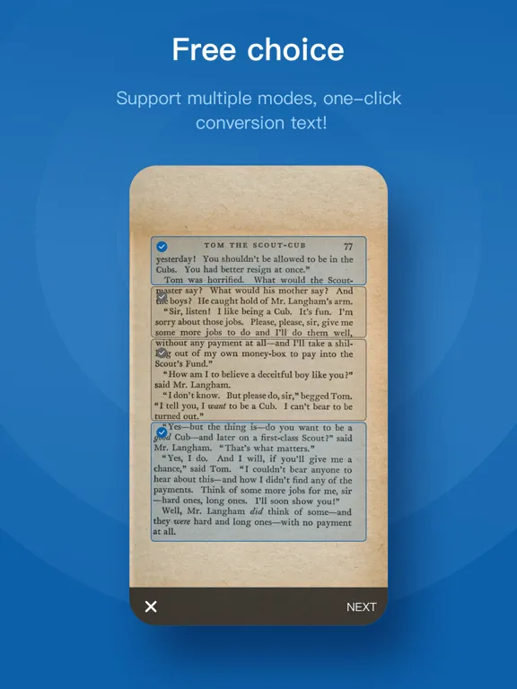 ImgText - Image to Text(OCR) iPad  Screenshots