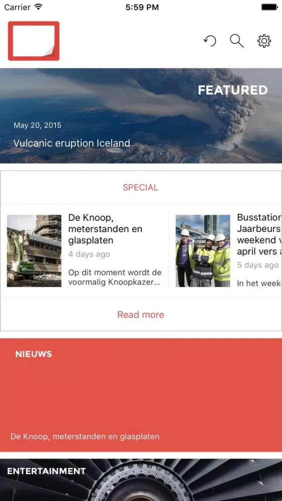 imgZine Relevance Screenshots