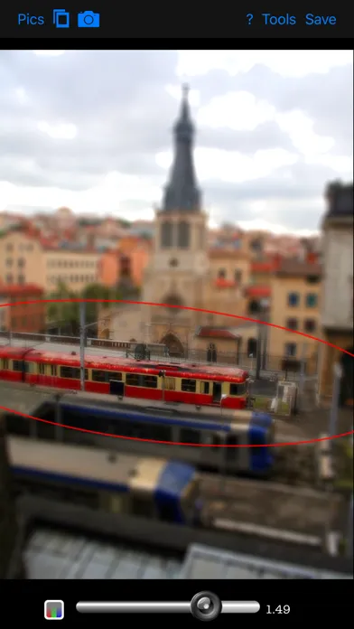 TiltShift Ekran Görüntüleri