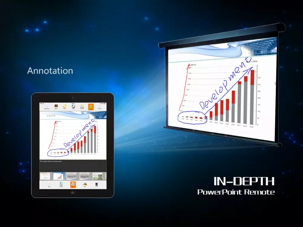 Скриншоты In-Depth PowerPoint Remote Free iPad 