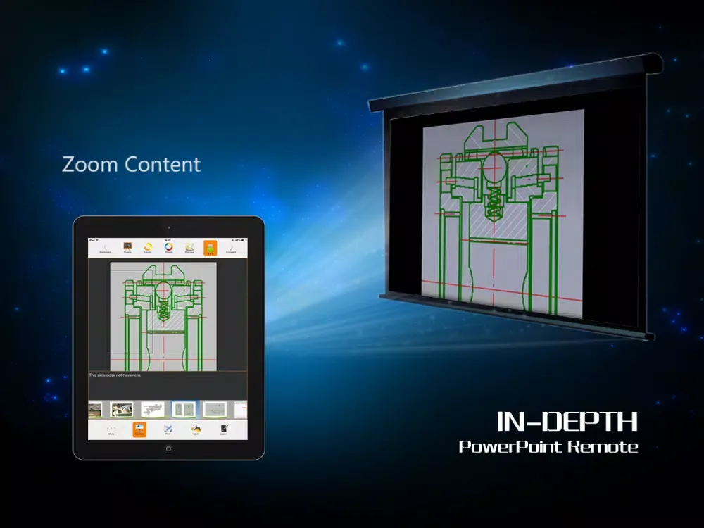 Скриншоты In-Depth PowerPoint Remote Free iPad 