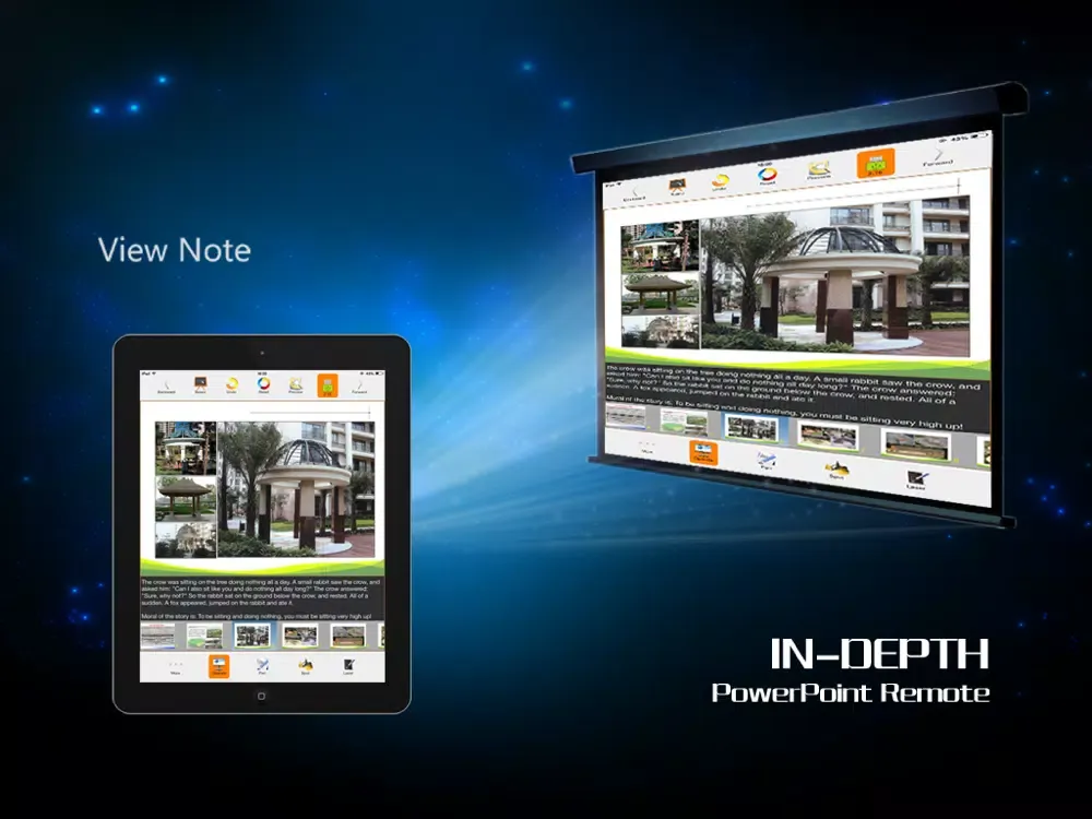 Скриншоты In-Depth PowerPoint Remote Free iPad 