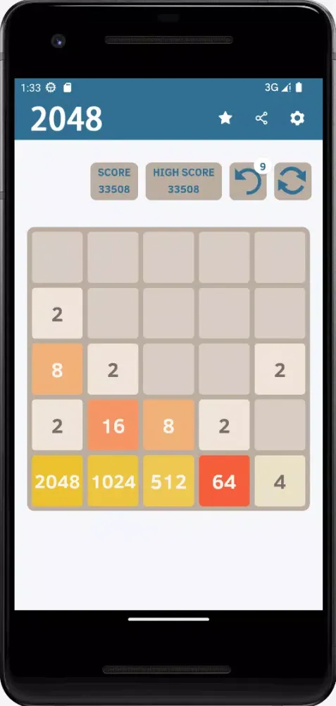 Screenshot di 2048 Endless