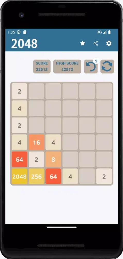 Screenshot di 2048 Endless