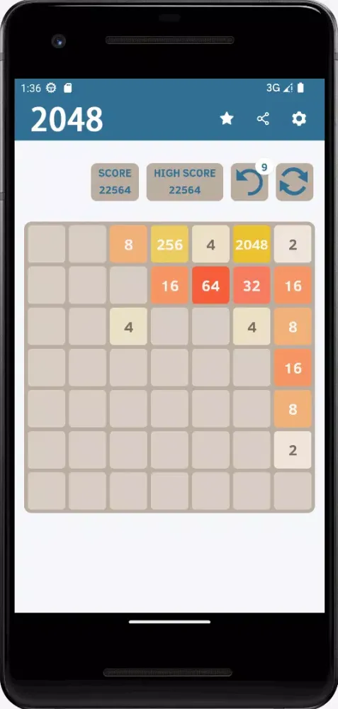 Screenshot di 2048 Endless