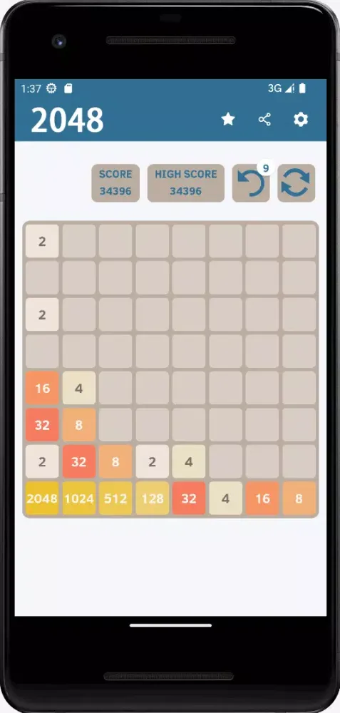 Screenshot di 2048 Endless