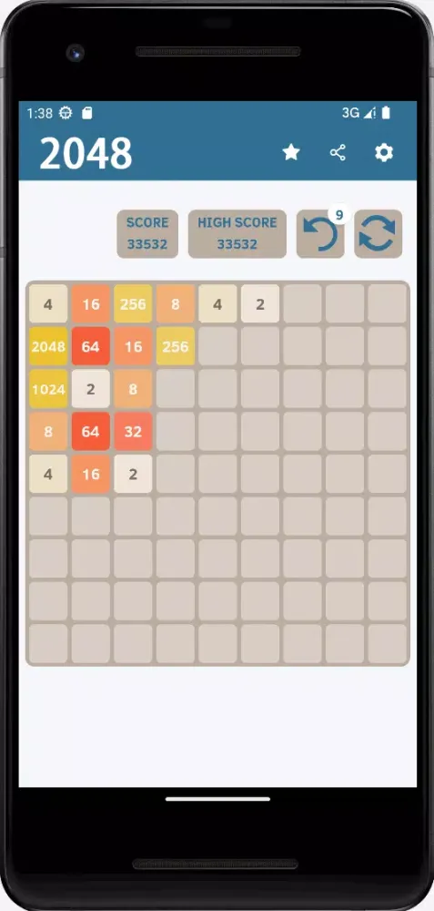 Screenshot di 2048 Endless