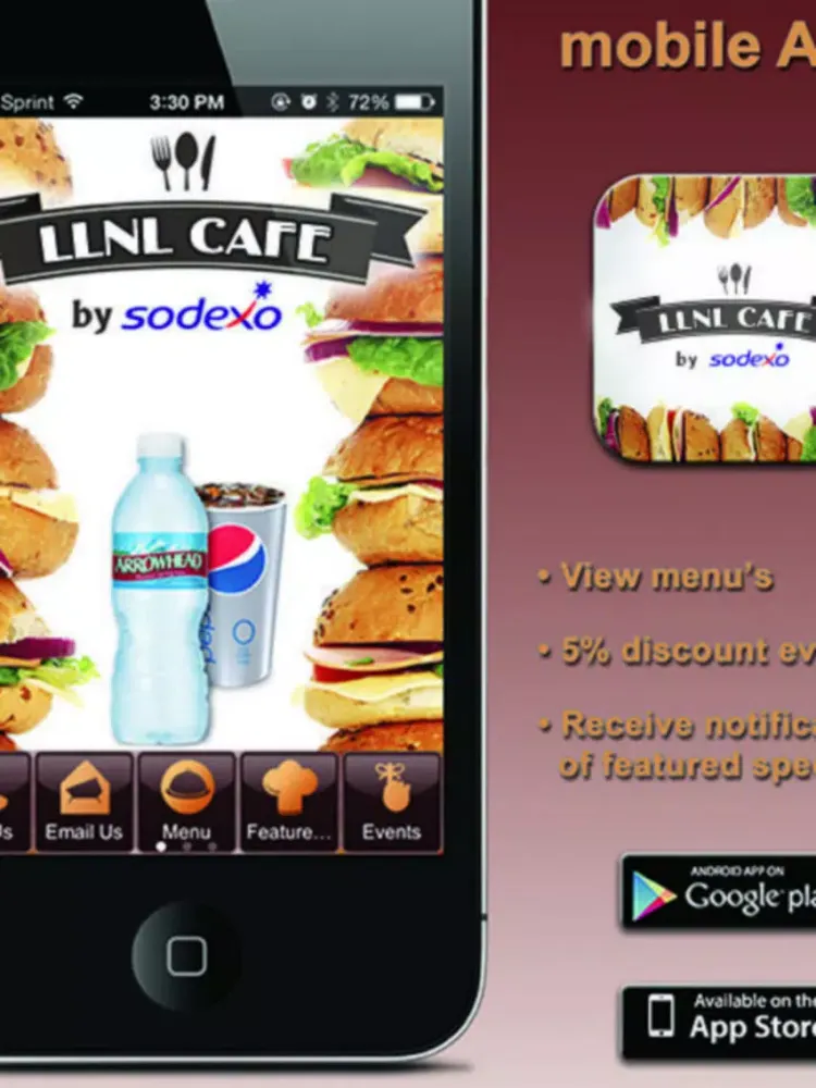 Capturas de pantalla de LLNL Cafeteria iPad 