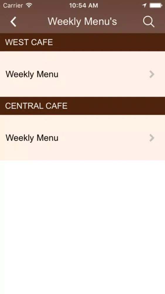 Capturas de pantalla de LLNL Cafeteria