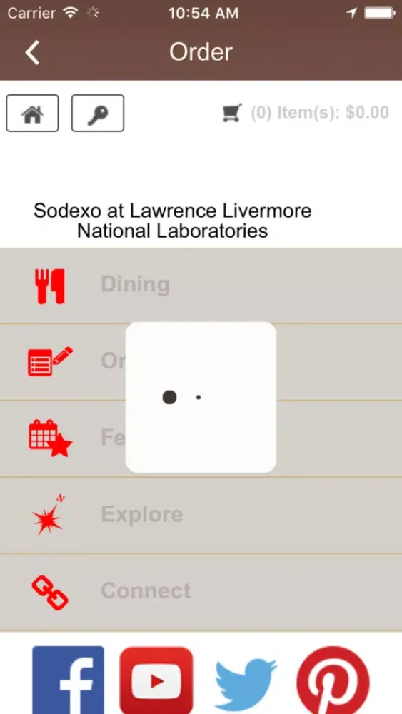 Capturas de pantalla de LLNL Cafeteria