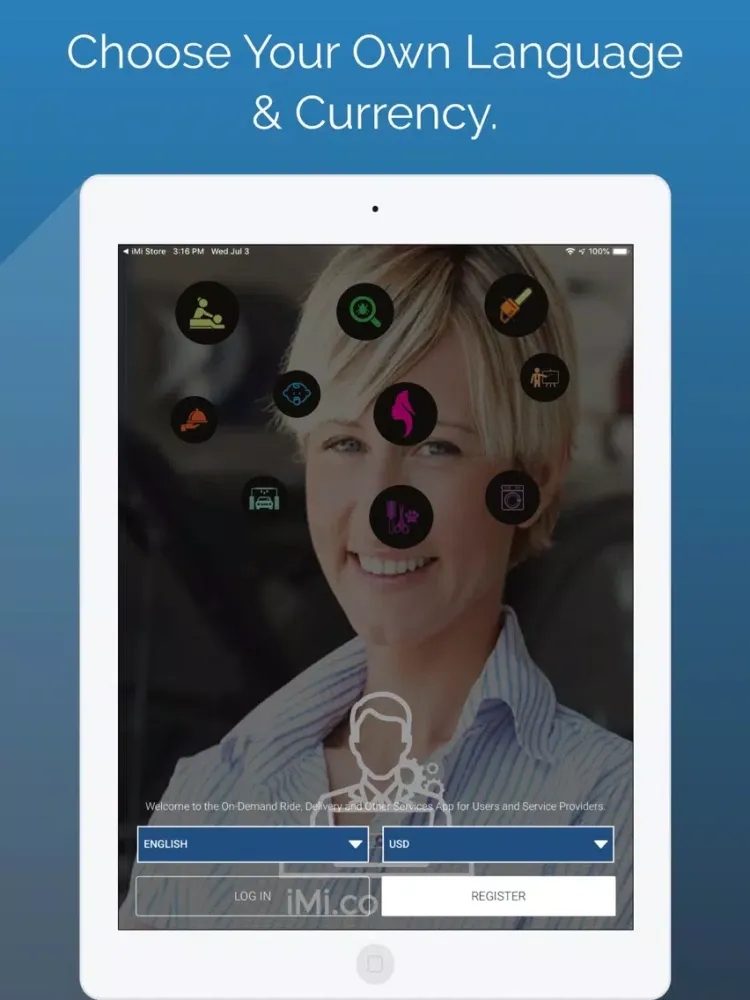 Скриншоты iMi On-Demand User iPad 