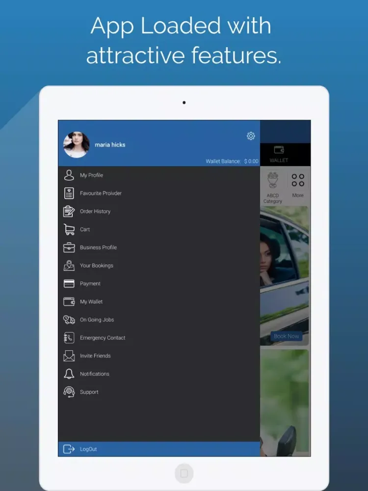 Скриншоты iMi On-Demand User iPad 