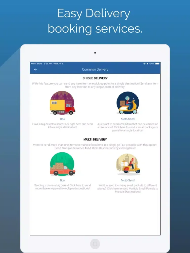 Скриншоты iMi On-Demand User iPad 