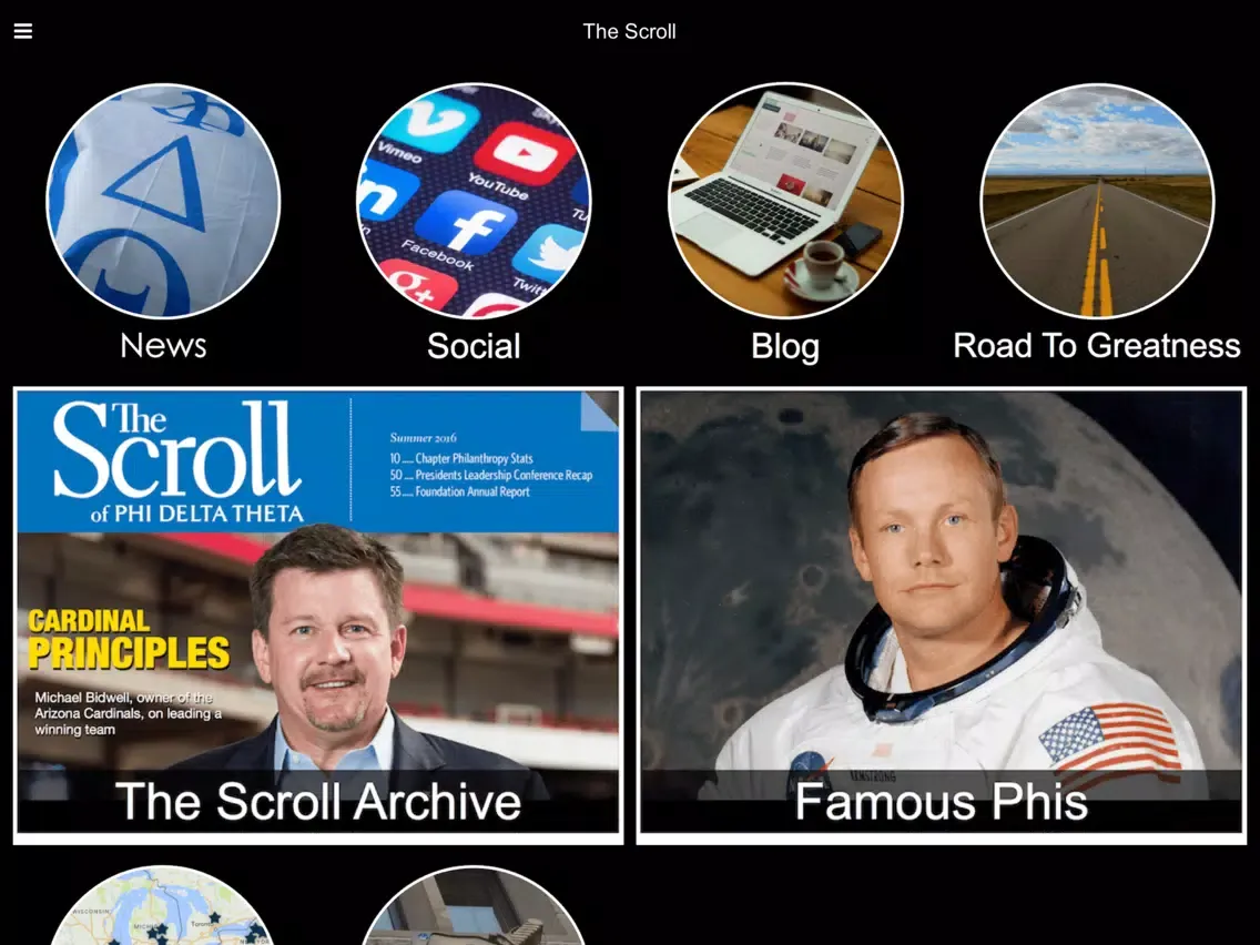 Tangkapan skrin Phi Delta Theta - The Scroll iPad 