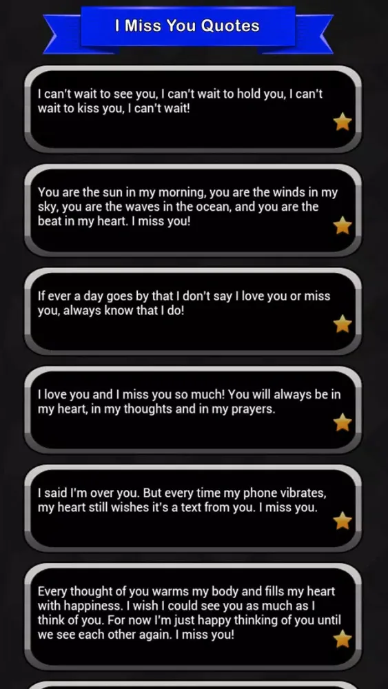 I Miss You Quotes应用截图