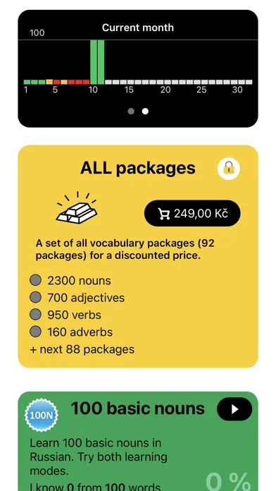 Russian Vocabulary应用截图
