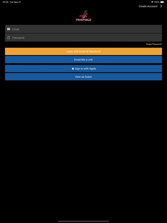 IMLeagues Fairfield iPad  스크린샷