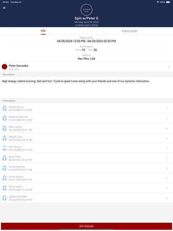 IMLeagues Fairfield iPad  스크린샷