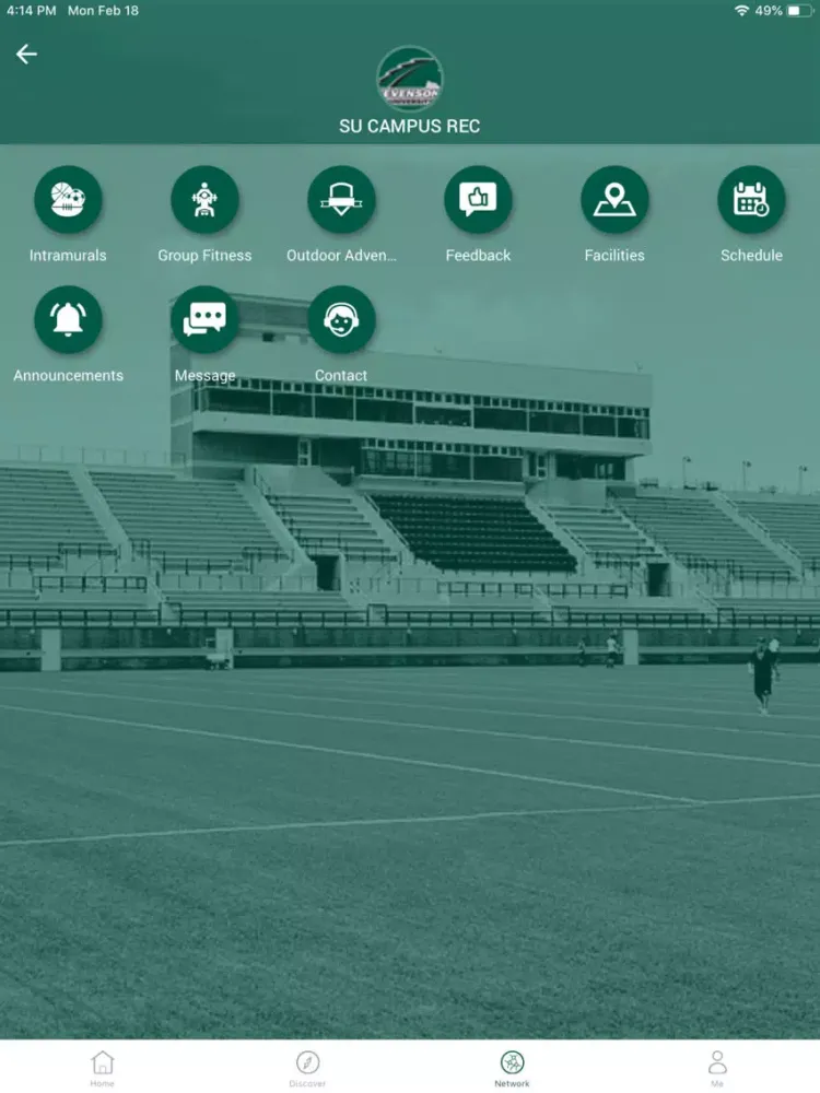 SU Campus Rec iPad  Screenshots