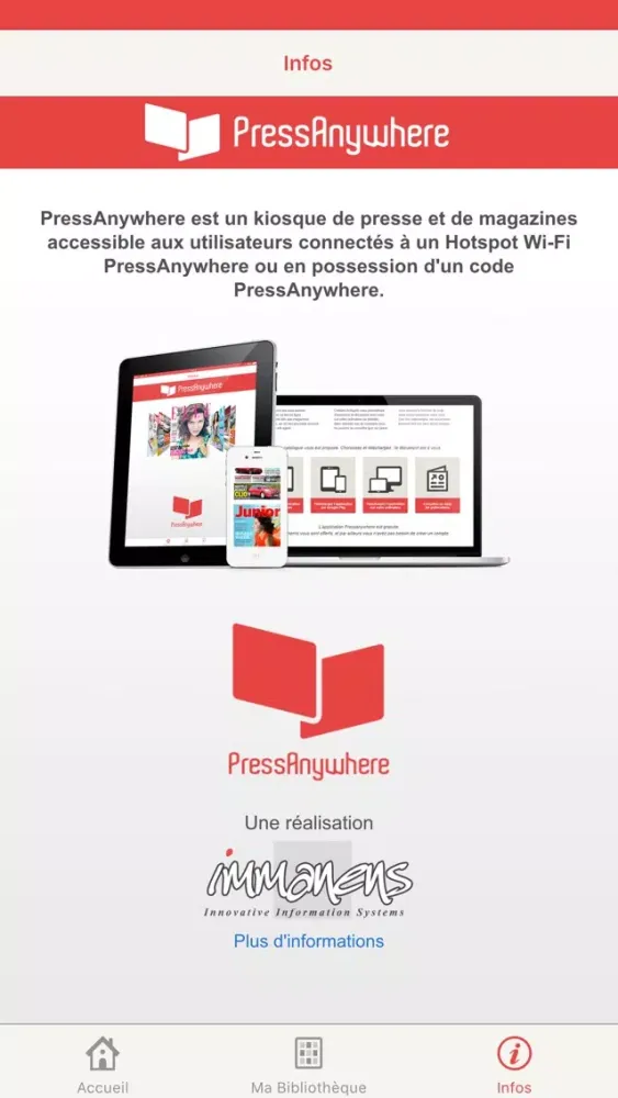 Capturas de tela do Pressanywhere